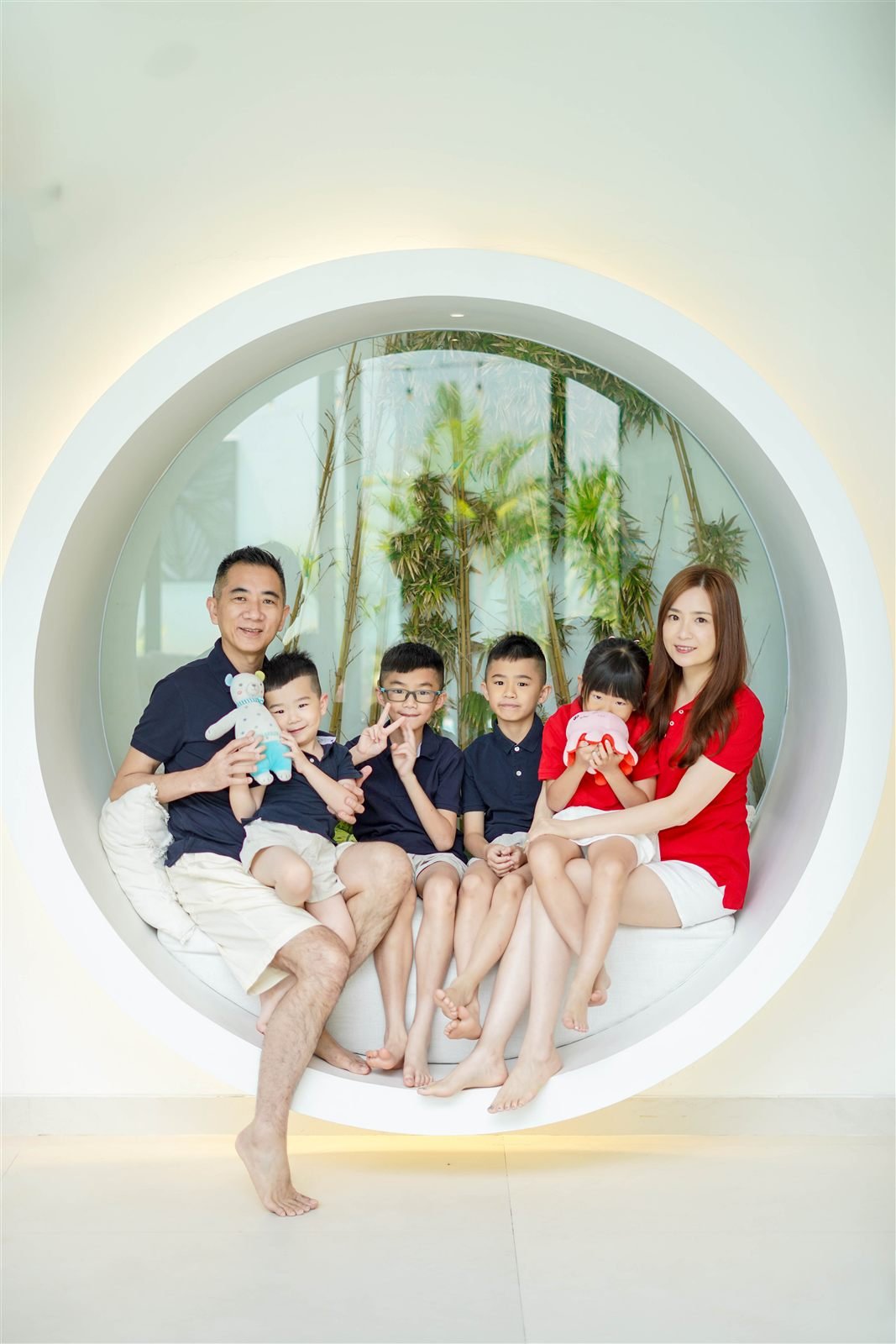 Sesi foto keluarga di Bali, plat 30